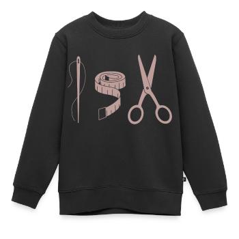 Cosplay Tools - Kinder Premium Organic Sweatshirt - Schwarz - Vorne - AI Model Kid Female (0cm)