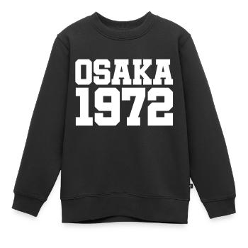 Osaka 1972 - Japon - Asie - Asien - Sweat Premium enfant bio - noir - Devant - AI Model Kid Female (0cm)