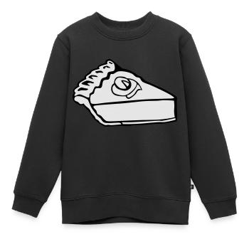 Slice der Kürbis-Kuchen - Kinder Premium Organic Sweatshirt - Schwarz - Vorne - AI Model Kid Female (0cm)