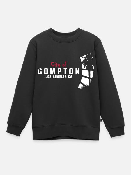 ville de Compton - Sweat Premium enfant bio - noir