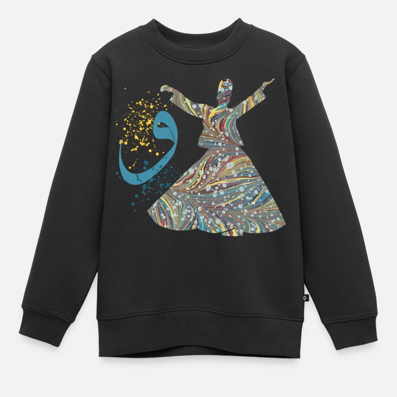 derwisch e 201 - Kinder Premium Organic Sweatshirt - Schwarz