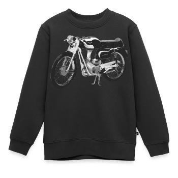 Moped 2 - Kinder Premium Organic Sweatshirt - Schwarz - Vorne - AI Model Kid Female (0cm)