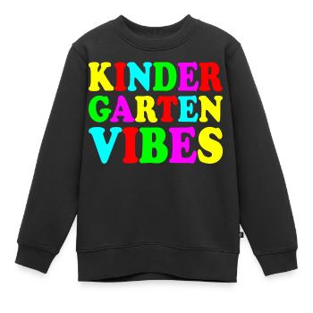 ambiance de jardin d’enfants - Sweat Premium enfant bio - noir - Devant - AI Model Kid Female (0cm)