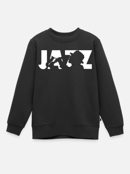 Jazz - Kinder Premium Organic Sweatshirt - Schwarz