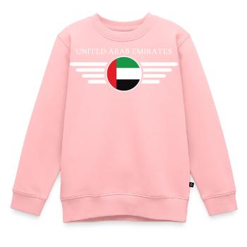 Vereinigte Arabische Emirate Stil Design T-Shirt - Kinder Premium Organic Sweatshirt - Rosa - Vorne - AI Model Kid Female (0cm)