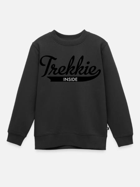 trekkie inside - Kinder Premium Organic Sweatshirt - Schwarz