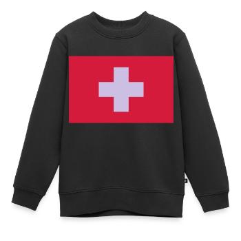 dr_suisse - Sweat Premium enfant bio - noir - Devant - AI Model Kid Female (0cm)
