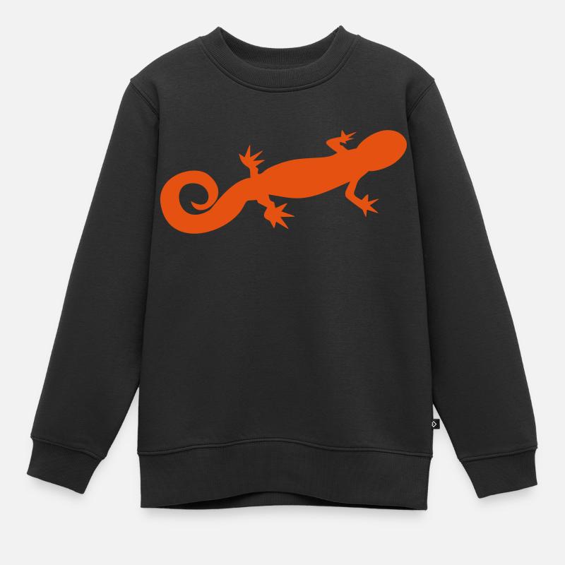 salamander - Kinder Premium Organic Sweatshirt - Schwarz