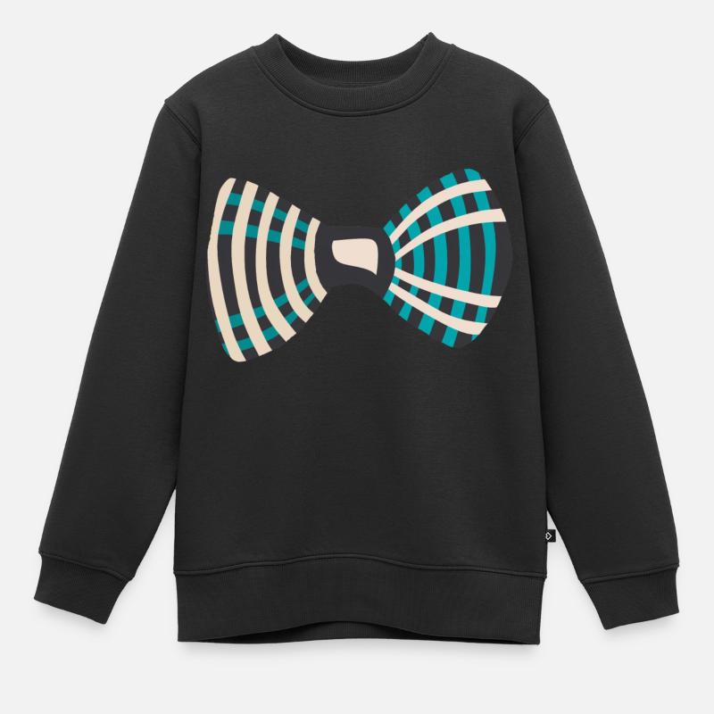 noeud papillon 904_k - Sweat Premium enfant bio - noir