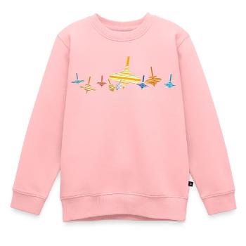 Système solaire - Sweat Premium enfant bio - rose - Devant - AI Model Kid Female (0cm)