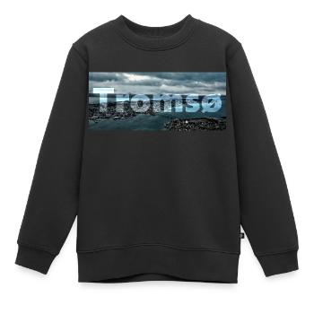 Tromsø - la perle du cercle polaire arctique - Sweat Premium enfant bio - noir - Devant - AI Model Kid Female (0cm)