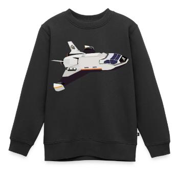 Vol de la navette spatiale - Sweat Premium enfant bio - noir - Devant - AI Model Kid Female (0cm)