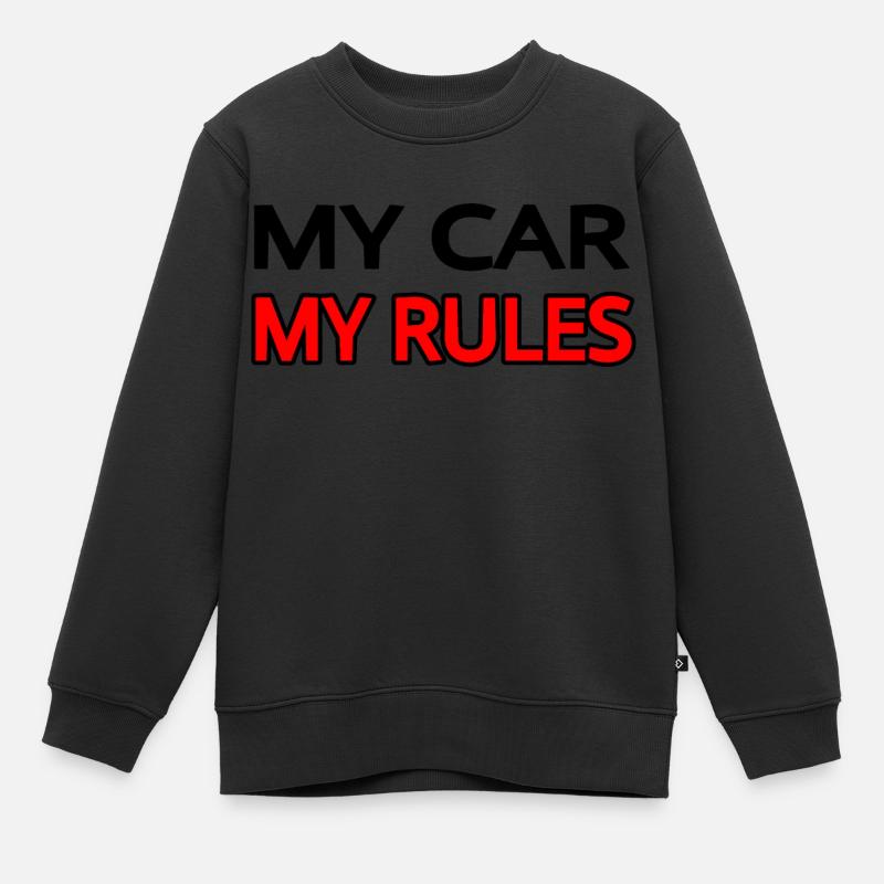 Voiture - Sweat Premium enfant bio - noir