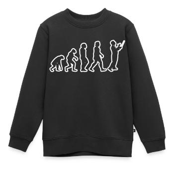 Chefs d’orchestre Cadeau Chef d’orchestre Direction d’orchestre - Sweat Premium enfant bio - noir - Devant - AI Model Kid Female (0cm)