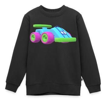 Jouets de voiture Enfants Bébé coloré - Sweat Premium enfant bio - noir - Devant - AI Model Kid Female (0cm)