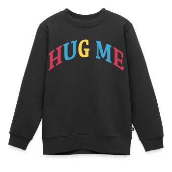 Fais-moi un câlin - Sweat Premium enfant bio - noir - Devant - AI Model Kid Female (0cm)