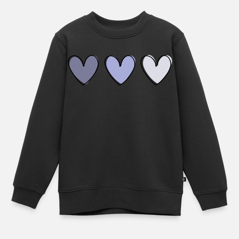 Mignon. ♥ - Sweat Premium enfant bio - noir