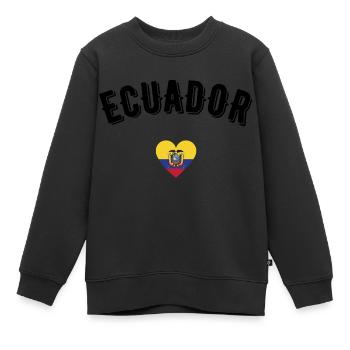 Ecuador - Kinder Premium Organic Sweatshirt - Schwarz - Vorne - AI Model Kid Female (0cm)