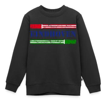 Eindhoven - Kinder Premium Organic Sweatshirt - Schwarz - Vorne - AI Model Kid Female (0cm)