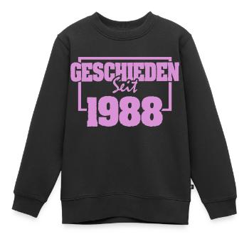 Ehe 1988 - Kinder Premium Organic Sweatshirt - Schwarz - Vorne - AI Model Kid Female (0cm)