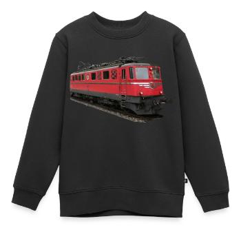 Lokomotive SBB - Kinder Premium Organic Sweatshirt - Schwarz - Vorne - AI Model Kid Female (0cm)