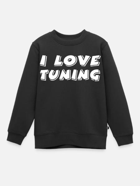 Tuning - Kinder Premium Organic Sweatshirt - Schwarz