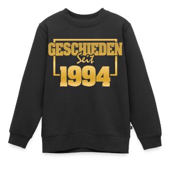 Ehemann 1994 - Kinder Premium Organic Sweatshirt - Schwarz - Vorne - AI Model Kid Female (0cm)