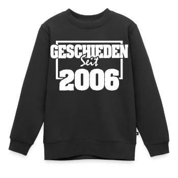 Heirat 2006 - Kinder Premium Organic Sweatshirt - Schwarz - Vorne - AI Model Kid Female (0cm)