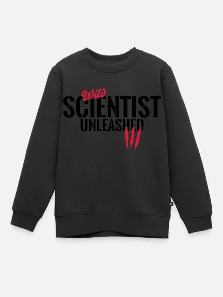 Scientifiques sauvages déchaînés - Sweat Premium enfant bio - noir