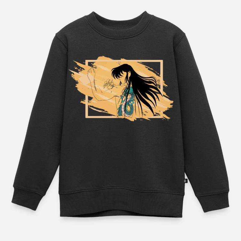 Doragon no shiryu Tattoo - Sweat Premium enfant bio - noir