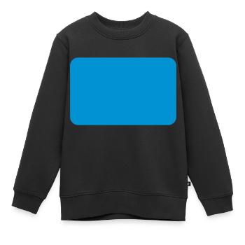 carré rectangle rectangles triangle - Sweat Premium enfant bio - noir - Devant - AI Model Kid Female (0cm)