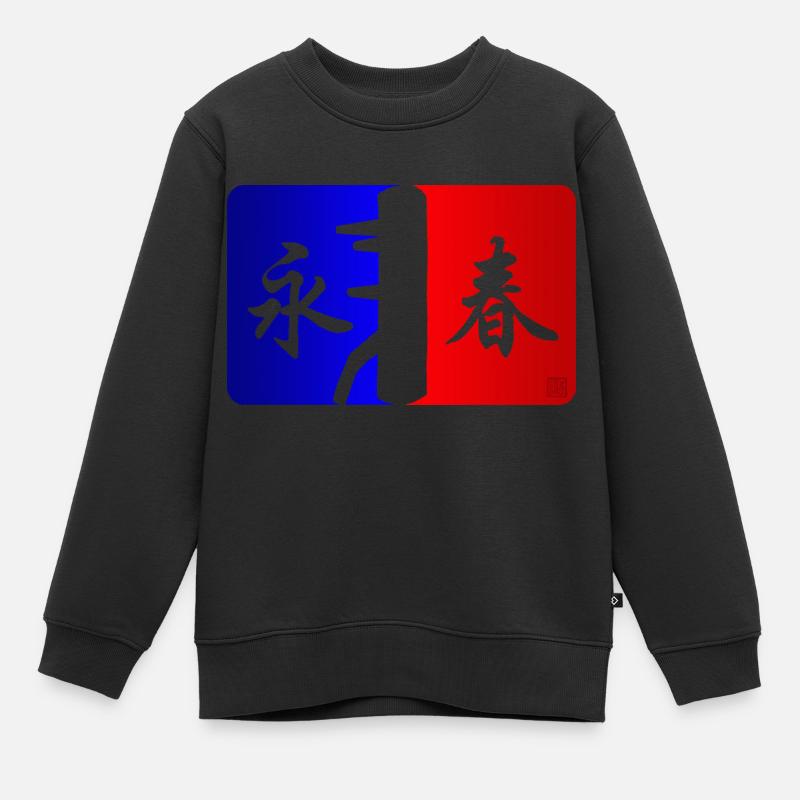 Dummy League - Kinder Premium Organic Sweatshirt - Schwarz