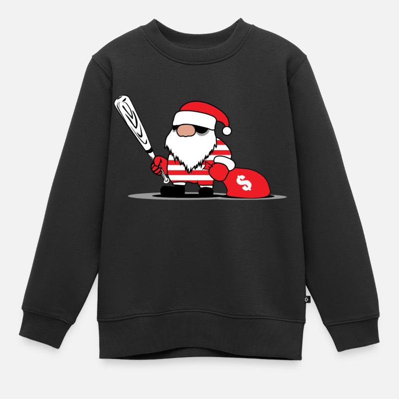 père noël - Sweat Premium enfant bio - noir
