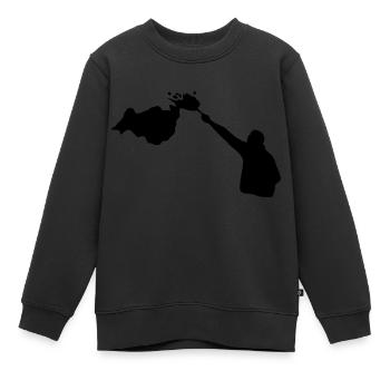 Bengalisches Feuer - Kinder Premium Organic Sweatshirt - Schwarz - Vorne - AI Model Kid Female (0cm)