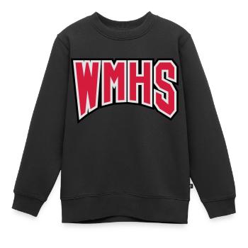 WMHS - Kinder Premium Organic Sweatshirt - Schwarz - Vorne - AI Model Kid Female (0cm)