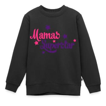 bébé - Sweat Premium enfant bio - noir - Devant - AI Model Kid Female (0cm)