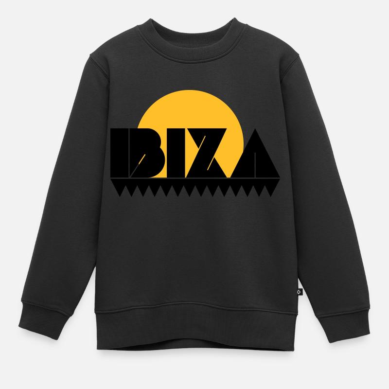 Ibiza - Kinder Premium Organic Sweatshirt - Schwarz