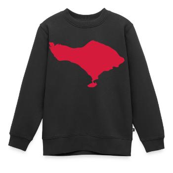 Bali - Sweat Premium enfant bio - noir - Devant - AI Model Kid Female (0cm)