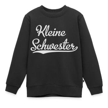 Kleine Schwester - Kinder Premium Organic Sweatshirt - Schwarz - Vorne - AI Model Kid Female (0cm)