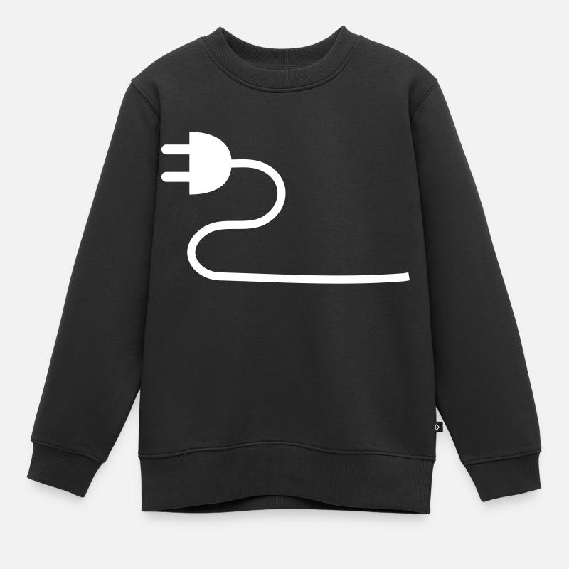 Fiche pour une prise - Sweat Premium enfant bio - noir