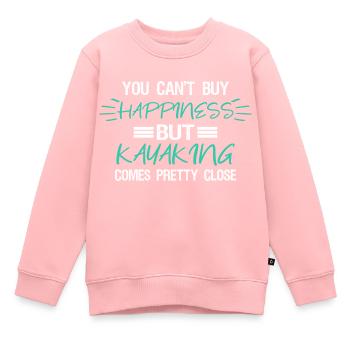 Kayak - Sweat Premium enfant bio - rose - Devant - AI Model Kid Female (0cm)
