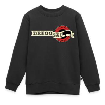 Dreggsau typisch schwäbisch schwäbisch schempfa - Kinder Premium Organic Sweatshirt - Schwarz - Vorne - AI Model Kid Female (0cm)