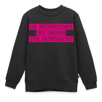 We Smash The Patriarchy - L’autonomisation féministe - Sweat Premium enfant bio - noir - Devant - AI Model Kid Female (0cm)
