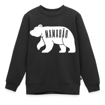 Bär Bären - Kinder Premium Organic Sweatshirt - Schwarz - Vorne - AI Model Kid Female (0cm)
