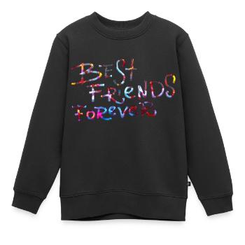 Meilleurs ami - Sweat Premium enfant bio - noir - Devant - AI Model Kid Female (0cm)