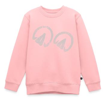 Barhuf Pferde Hufabdrücke Lustige Geschenkidee - Kinder Premium Organic Sweatshirt - Rosa - Vorne - AI Model Kid Female (0cm)