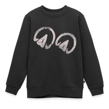 Barhuf Horses Hoof Prints Funny Gift Idea - Kids Premium Organic Sweatshirt - black - Front - AI Model Kid Female (0cm)