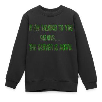 Hacking Hacking Hacker Hacker Computer Cybersicherheit - Kinder Premium Organic Sweatshirt - Schwarz - Vorne - AI Model Kid Female (0cm)