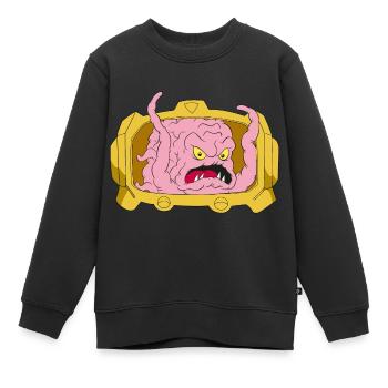 Teenage Mutant Ninja Turtles Krang - Kinder Premium Organic Sweatshirt - Schwarz - Vorne - AI Model Kid Female (0cm)