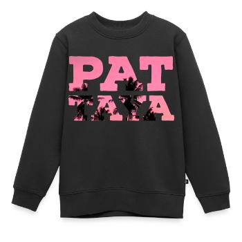 Pattaya - Kinder Premium Organic Sweatshirt - Schwarz - Vorne - AI Model Kid Female (0cm)